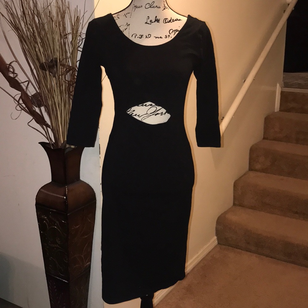 Forever 21 Black Dress Sz M